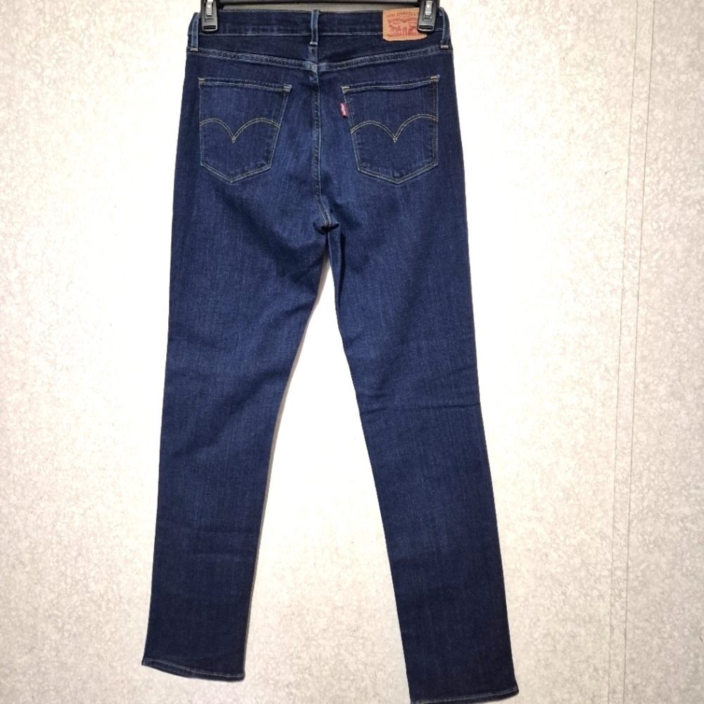 Levi's 724 Blue Straight Leg High Rise Jeans..Size:W30L32 - Picture 7 of 12